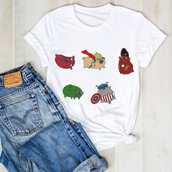 women print lady dog pet summer super hero printed ladies clothes graphic t tee female tshirt womens shirt clothing t-shirt, White
women print lady dog pet summer super hero printed ladies clothes graphic t tee female tshirt womens shirt clothing t-shirt, White
