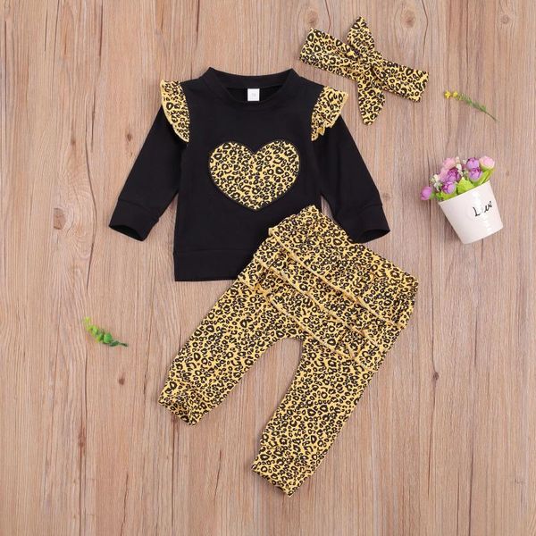 newborn girls 3pcs set heart leopard print lace crew neck long sleeve leopard print lace trousers and hairband outfits, White
newborn girls 3pcs set heart leopard print lace crew neck long sleeve leopard print lace trousers and hairband outfits, White