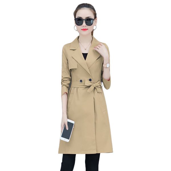 2021 new trench coat khaki s-2xl plus size new korean autumn casual personality thin female jacket pocket yd61, Tan;black
2021 new trench coat khaki s-2xl plus size new korean autumn casual personality thin female jacket pocket yd61, Tan;black