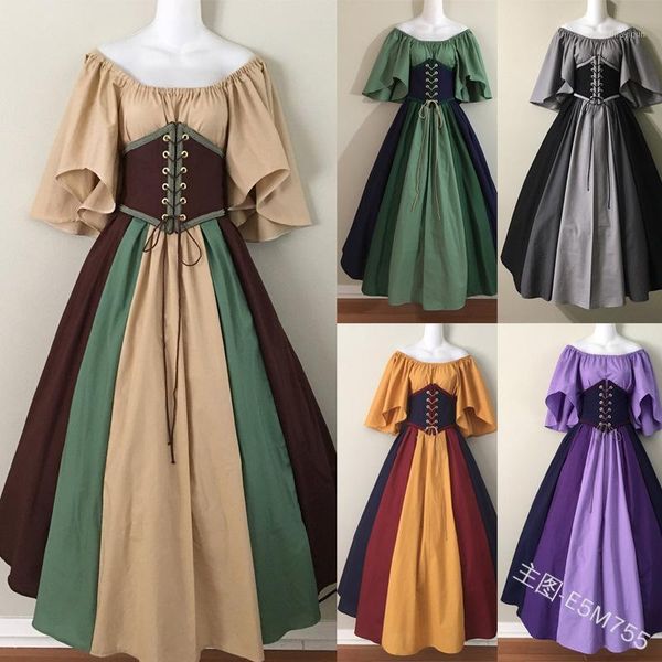 medieval vintage elf fairy elven costume for women wench celtic princess dress waist cincher corset tube gown dresses party1, Silver
medieval vintage elf fairy elven costume for women wench celtic princess dress waist cincher corset tube gown dresses party1, Silver