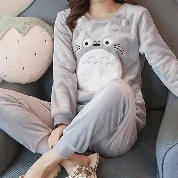 корейский kawaii розовый мультфильм pajama набор зима пижама мода ночная одежда досуг дома ткань фланель теплые пижамы женщины пижамы, Gray
корейский kawaii розовый мультфильм pajama набор зима пижама мода ночная одежда досуг дома ткань фланель теплые пижамы женщины пижамы, Gray