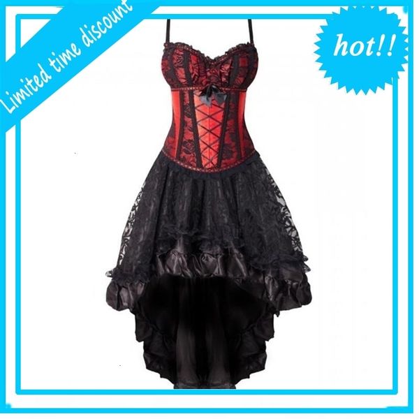 women halloween christmas burlesque dancing corset dress padded underwire cups bustier with voluminous layered lace skirt party outfit s-xxl, Black;white
women halloween christmas burlesque dancing corset dress padded underwire cups bustier with voluminous layered lace skirt party outfit s-xxl, Black;white