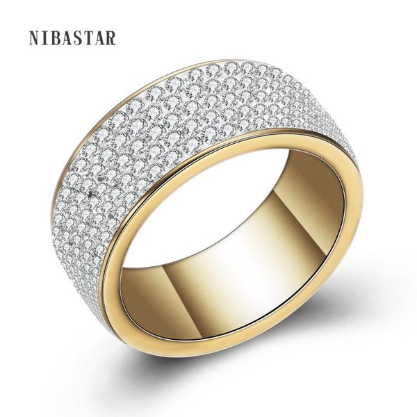 cluster rings 5 row crystal jewelry wholesale gold-color stainless steel wedding, Golden;silver
cluster rings 5 row crystal jewelry wholesale gold-color stainless steel wedding, Golden;silver