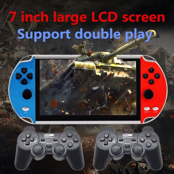 x12 plus video game handheld game 7-inch lcd large screen double player built-in 9900 games support arcade
x12 plus video game handheld game 7-inch lcd large screen double player built-in 9900 games support arcade