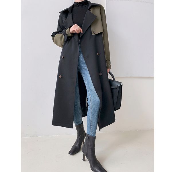 autumn 2021 new trench female double breasted long woman's thin fashion coat jacket y38i, Tan;black
autumn 2021 new trench female double breasted long woman's thin fashion coat jacket y38i, Tan;black