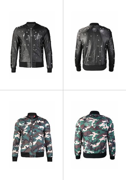 2021ss phi men's pu faux leather jacket coat skull head coat winter warm and slim men's zipper fashion design 01117, Black
2021ss phi men's pu faux leather jacket coat skull head coat winter warm and slim men's zipper fashion design 01117, Black