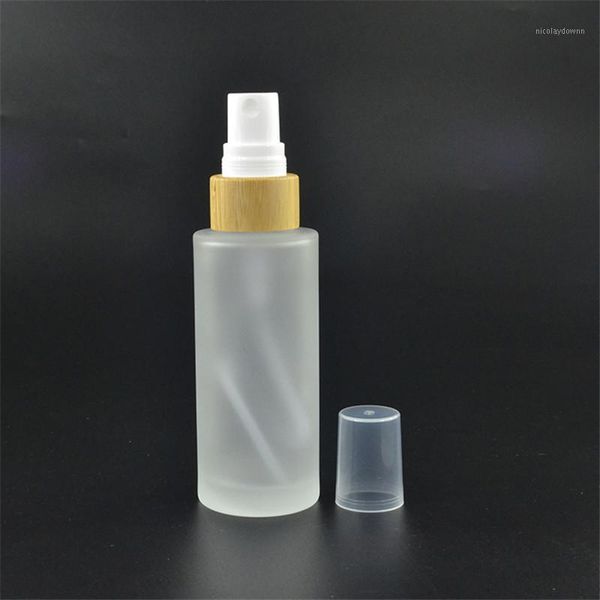 50pcs*30ml translucent frosting glass spray bottle with bamboo pump head1
50pcs*30ml translucent frosting glass spray bottle with bamboo pump head1