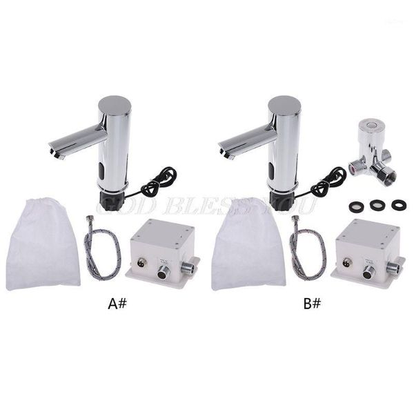 bathroom automatic infrared sensor sink faucet touchless basin water tap deck mounted drop shipping1
bathroom automatic infrared sensor sink faucet touchless basin water tap deck mounted drop shipping1