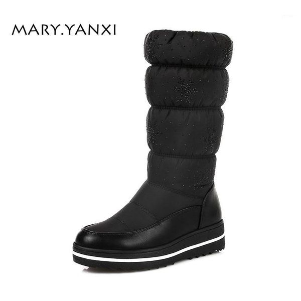 boots winter women shoes mid-calf half down snow round toe wedges heels solid plush worm platform fashion crystal elastic band1, Black
boots winter women shoes mid-calf half down snow round toe wedges heels solid plush worm platform fashion crystal elastic band1, Black