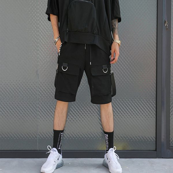 2019 hip hop zomer mannen zwarte linten streetwear bermuda rits zakken shorts mannelijke punk casual knie lengte korte joggingbroek, White;black
2019 hip hop zomer mannen zwarte linten streetwear bermuda rits zakken shorts mannelijke punk casual knie lengte korte joggingbroek, White;black
