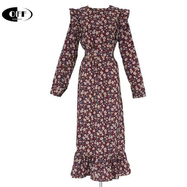 casual dresses autumn korean woman midi-long dress elegant floral printed ruffles fashion long sleeve bandage chic female robe, Black;gray
casual dresses autumn korean woman midi-long dress elegant floral printed ruffles fashion long sleeve bandage chic female robe, Black;gray