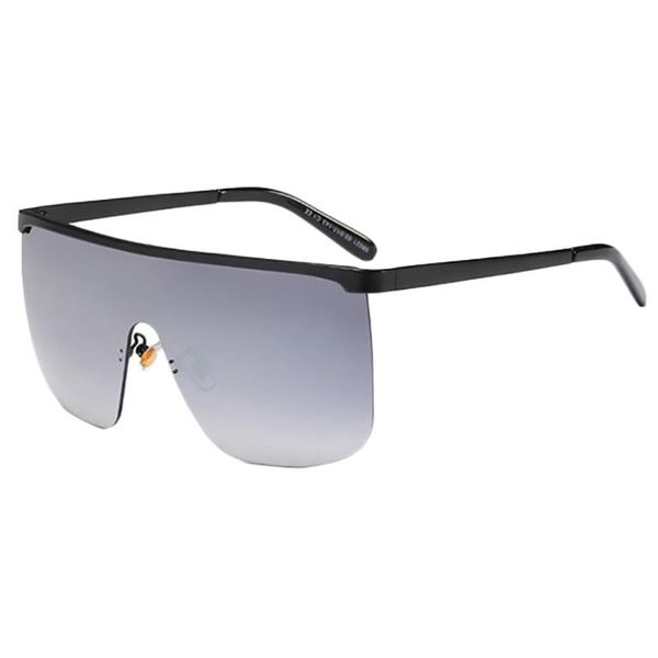 sunglasses oversize half frame gradient women cover one piece goggle shades men, White;black
sunglasses oversize half frame gradient women cover one piece goggle shades men, White;black