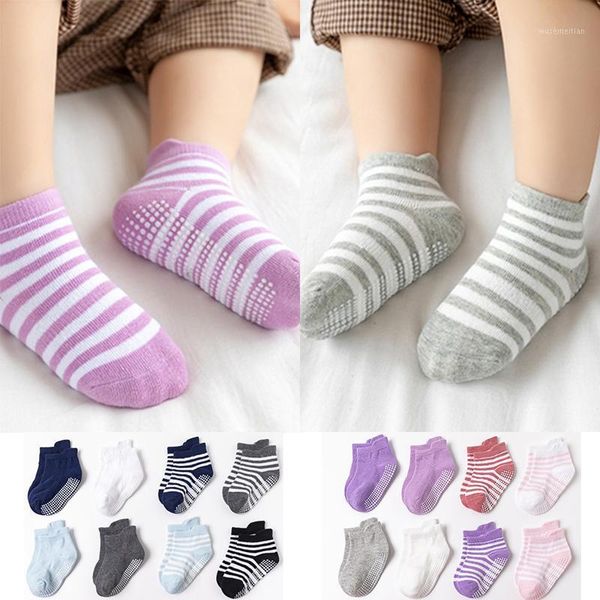 socks 6 pairs/lot 0 to 5 yrs cotton children's anti-slip boat for boys girl with rubber grips four season floor kid sock1, Pink;yellow
socks 6 pairs/lot 0 to 5 yrs cotton children's anti-slip boat for boys girl with rubber grips four season floor kid sock1, Pink;yellow