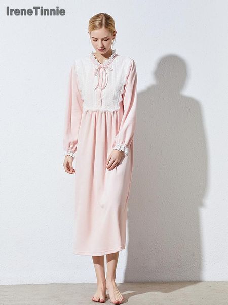 women's sleepwear ladies sleep wear night dress women nightgown nightie velvet nightdress winter gown ins vintage sleeping clothes, Black;red
women's sleepwear ladies sleep wear night dress women nightgown nightie velvet nightdress winter gown ins vintage sleeping clothes, Black;red