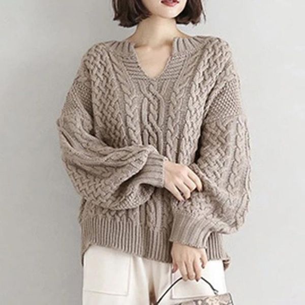 women's sweaters sweater neckline slit 2021 autumn and winter round neck japanese solid color pullover style loose knit women, White;black
women's sweaters sweater neckline slit 2021 autumn and winter round neck japanese solid color pullover style loose knit women, White;black