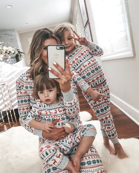 christmas family look pajamas set striped elk casual family matching outfit winter nightwear sleepwear cute pjs set lj201111, Blue
christmas family look pajamas set striped elk casual family matching outfit winter nightwear sleepwear cute pjs set lj201111, Blue