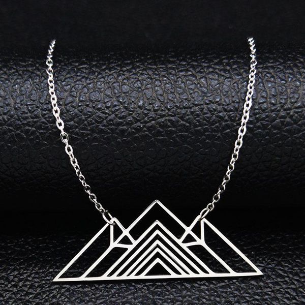 chains 2021 fashion mountain silver color necklace for women stainless steel necklaces jewelry colgante mujer n19688s05
chains 2021 fashion mountain silver color necklace for women stainless steel necklaces jewelry colgante mujer n19688s05