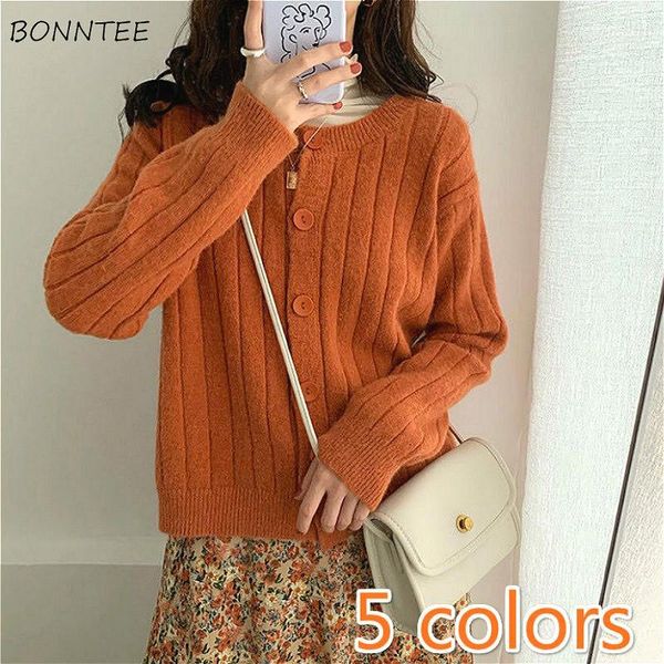 women's knits & tees crop sweaters women trendy orange elegant simple single breasted all-match daily femme cardigans ulzzang lovely wo, White
women's knits & tees crop sweaters women trendy orange elegant simple single breasted all-match daily femme cardigans ulzzang lovely wo, White