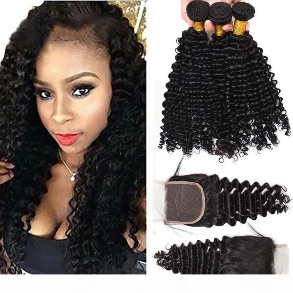 7a mongolian deep wave curly 3 bundles with lace closure unprocessed virgin mongolian deep wave human hair extension with 4x4 lace closure, Black;brown 
7a mongolian deep wave curly 3 bundles with lace closure unprocessed virgin mongolian deep wave human hair extension with 4x4 lace closure, Black;brown