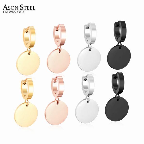 asonsteel stylish round pendant stainless steel drop earrings for women girls hanging dangle earring simple jewelry party gift, Silver
asonsteel stylish round pendant stainless steel drop earrings for women girls hanging dangle earring simple jewelry party gift, Silver