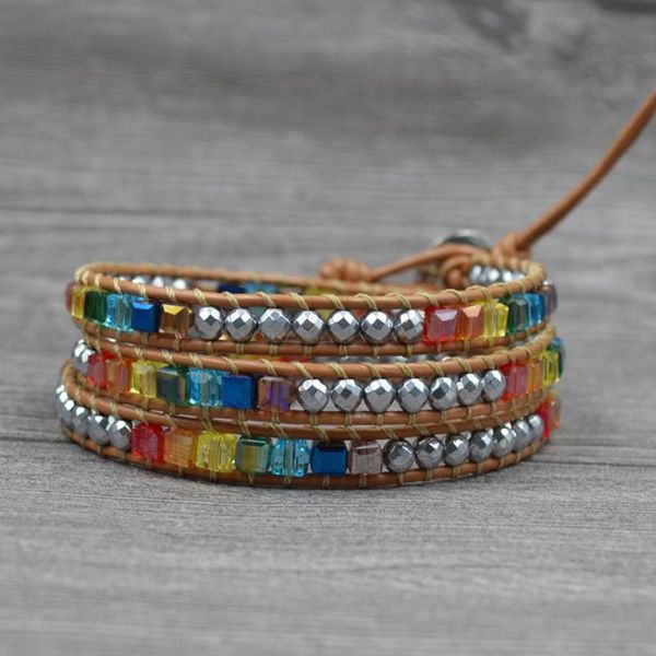 7colors square crystal chakra wrap bracelets for women silver color hematite boho bracelet yoga friendship healing balance gift, Golden;silver
7colors square crystal chakra wrap bracelets for women silver color hematite boho bracelet yoga friendship healing balance gift, Golden;silver