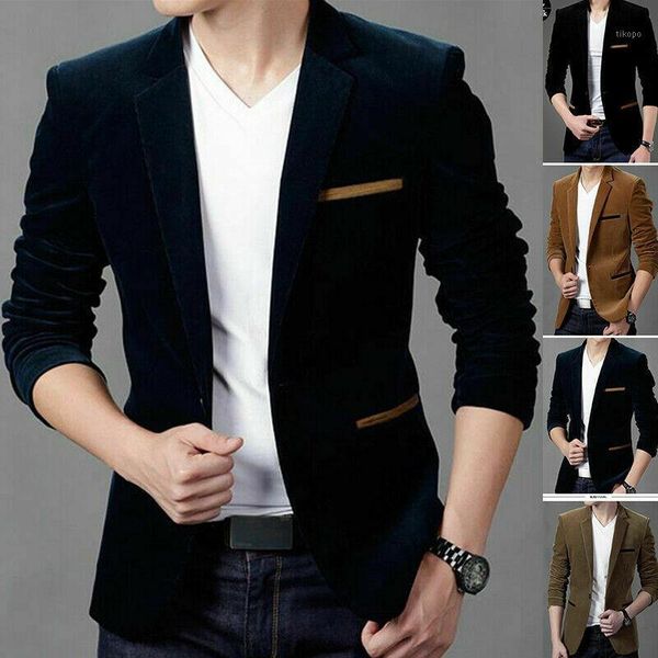 2020 new men's blazer luxury formal corduroy cotton blend slim fit coat solid spring long sleeve slim fit men suit fashion 20201, White;black
2020 new men's blazer luxury formal corduroy cotton blend slim fit coat solid spring long sleeve slim fit men suit fashion 20201, White;black