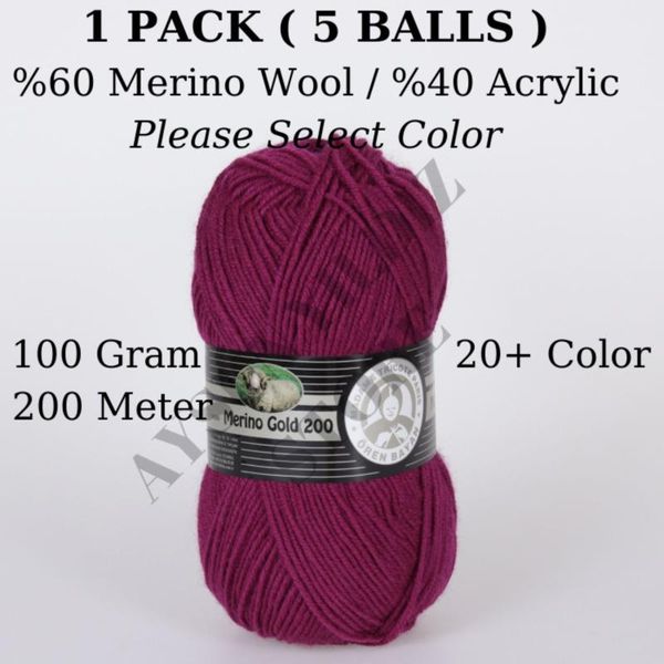 1 pack ( 5 balls ) madame tricote paris ( oren bayan ) merino gold 200 hand knitting yarn crochet tool kit cardigan sweater, Black;white
1 pack ( 5 balls ) madame tricote paris ( oren bayan ) merino gold 200 hand knitting yarn crochet tool kit cardigan sweater, Black;white