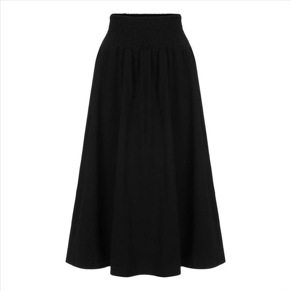 women fashion summer skirts elastic waist solid pleated skirt flared daily party casual beach vintage a line loose long skirts, Black
women fashion summer skirts elastic waist solid pleated skirt flared daily party casual beach vintage a line loose long skirts, Black