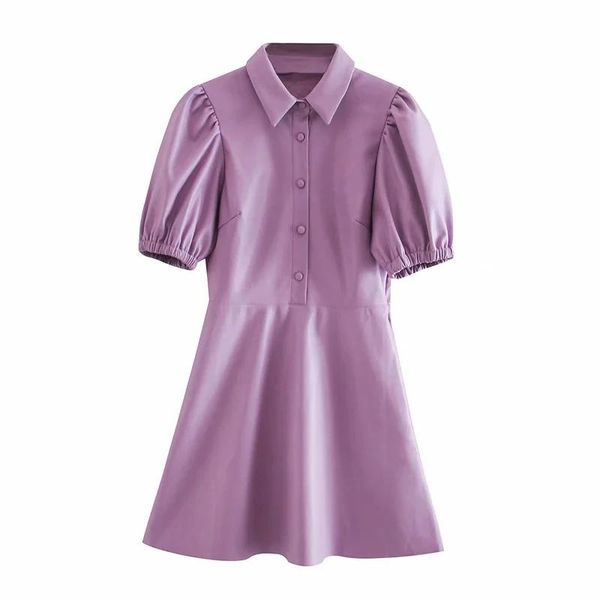 fashion women puff sleeve pu leather mini dress femme turndown collar slim clothes casual lady vestido d6572, Black;gray
fashion women puff sleeve pu leather mini dress femme turndown collar slim clothes casual lady vestido d6572, Black;gray