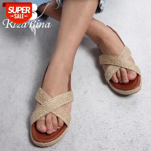 rizabina small plus size 28-43 women sandals comfortable soft flats shoes straw weaving summer vacation casual women footwear #y30x, Black
rizabina small plus size 28-43 women sandals comfortable soft flats shoes straw weaving summer vacation casual women footwear #y30x, Black