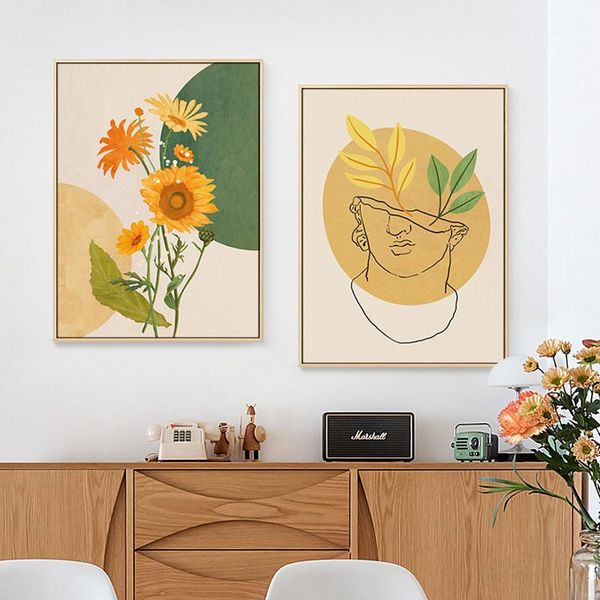 paintings wall art canvas painting sunflower leaves plant nordic posters and prints abstract sculpture pictures for living room decor
paintings wall art canvas painting sunflower leaves plant nordic posters and prints abstract sculpture pictures for living room decor