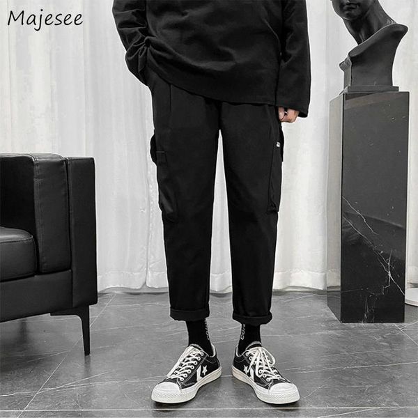 men's pants men casual cargo harem ribbons pockets solid fit trousers ankle-length korean style fashion male fitness streetwear trendy1, Black
men's pants men casual cargo harem ribbons pockets solid fit trousers ankle-length korean style fashion male fitness streetwear trendy1, Black