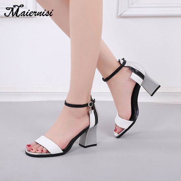 maiernisi summer women shoes gladiator buckle women's fashion chunky ladies sandals for woman ankle strap footwear y200323, Black
maiernisi summer women shoes gladiator buckle women's fashion chunky ladies sandals for woman ankle strap footwear y200323, Black
