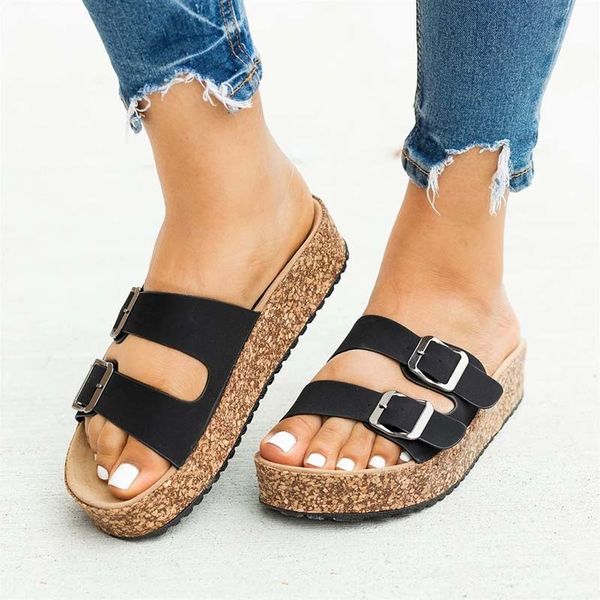 women sandals 2020 fashion summer shoes women flat sandals plus size 43 low heels sandalias mujer soft flats beach shoes female q1204, Black
women sandals 2020 fashion summer shoes women flat sandals plus size 43 low heels sandalias mujer soft flats beach shoes female q1204, Black