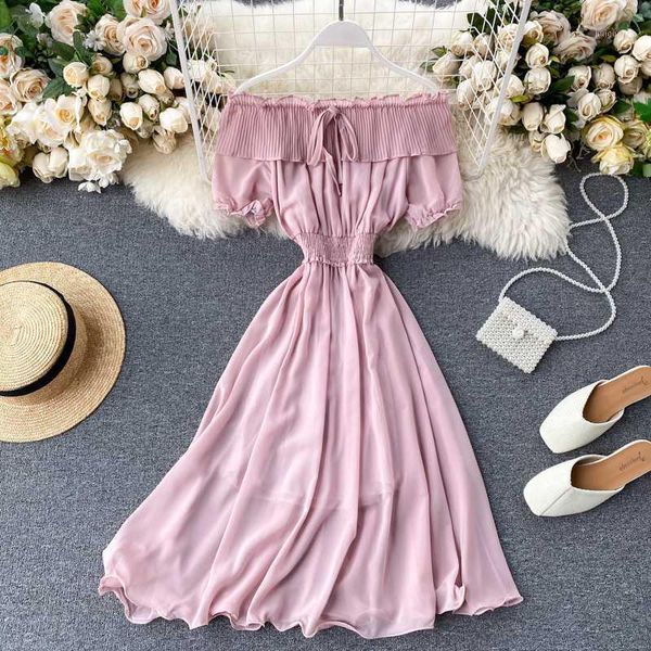 2020 women summer dress short sleeve off shoulder pullover dress casual elastic slim high waist pleated ruffles1, Black;gray
2020 women summer dress short sleeve off shoulder pullover dress casual elastic slim high waist pleated ruffles1, Black;gray