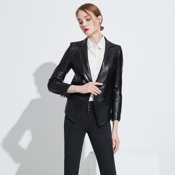 genuine leather autumn jacket sheepskin coat female korean blazer women clothes 2020 chaqueta mujer my3971, Black
genuine leather autumn jacket sheepskin coat female korean blazer women clothes 2020 chaqueta mujer my3971, Black