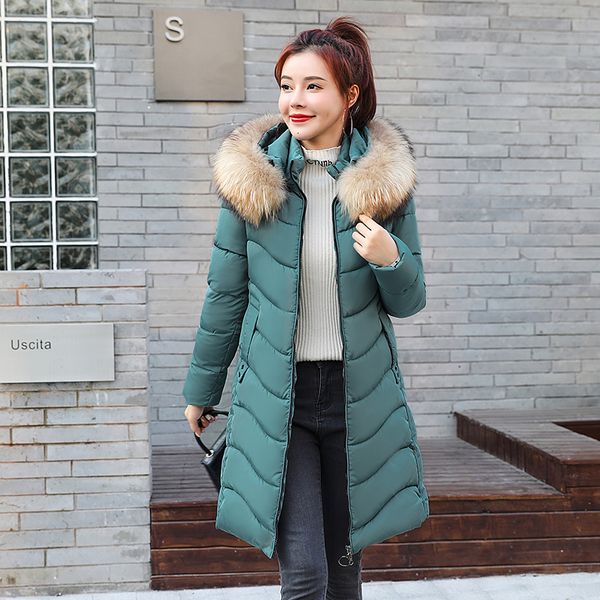 2021 new mid-length down female jacket woman in the park thick winter coat quilted fur collar agfm, Black
2021 new mid-length down female jacket woman in the park thick winter coat quilted fur collar agfm, Black