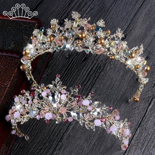 baroque luxury crystal pearl bridal crown tiaras light gold diadem tiaras for women bride wedding hair accessories, Golden;silver
baroque luxury crystal pearl bridal crown tiaras light gold diadem tiaras for women bride wedding hair accessories, Golden;silver