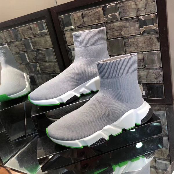 designer sock shoes grey color luxury green sole sneakers luxury sock race shoes men and women shoe whoesale new arriva, Black
designer sock shoes grey color luxury green sole sneakers luxury sock race shoes men and women shoe whoesale new arriva, Black