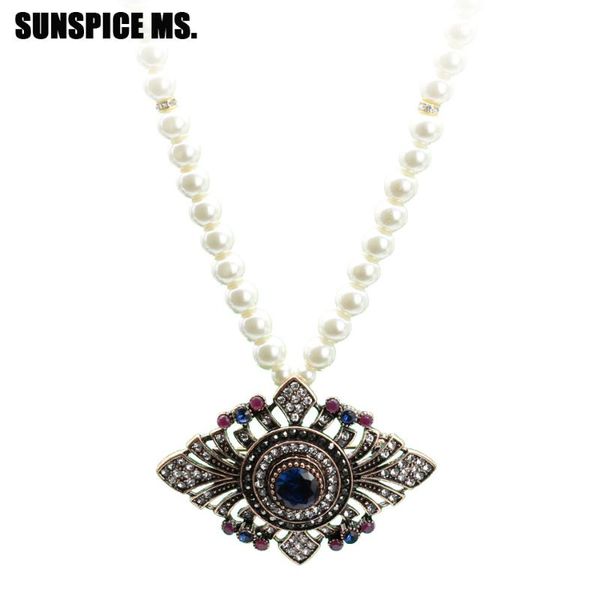 pendant necklaces sunspice ms morocco vintage beads chain necklace for women antique gold color dubai ethnic banquet wedding jewelry, Silver
pendant necklaces sunspice ms morocco vintage beads chain necklace for women antique gold color dubai ethnic banquet wedding jewelry, Silver