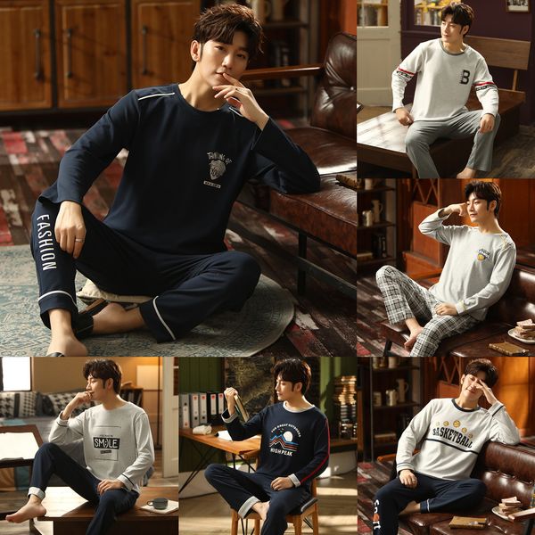 new men pajamas cotton pijama hombre invierno cozy men pajamas autumn winter men's pajamas men sleepwear suit homewear 3xl q1216, Black;white
new men pajamas cotton pijama hombre invierno cozy men pajamas autumn winter men's pajamas men sleepwear suit homewear 3xl q1216, Black;white