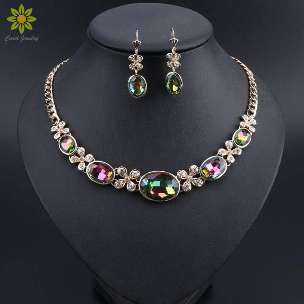gold color crystal bridal jewelry sets wedding jewelry necklace earrings sets african beads christmas gift, Silver
gold color crystal bridal jewelry sets wedding jewelry necklace earrings sets african beads christmas gift, Silver