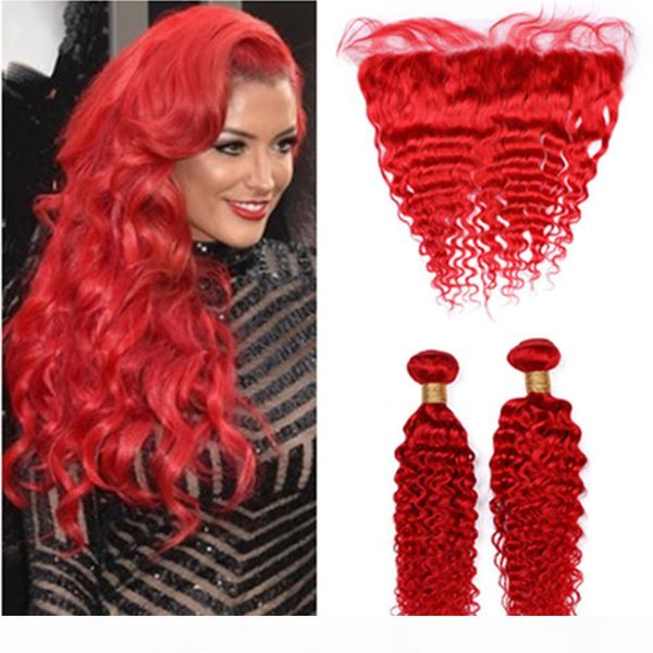 bright red deep wave 2bundles peruvian hair and frontal 3pcs lot pure red deep wave curly human hair weaves with lace frontal 13x4, Black;brown
bright red deep wave 2bundles peruvian hair and frontal 3pcs lot pure red deep wave curly human hair weaves with lace frontal 13x4, Black;brown
