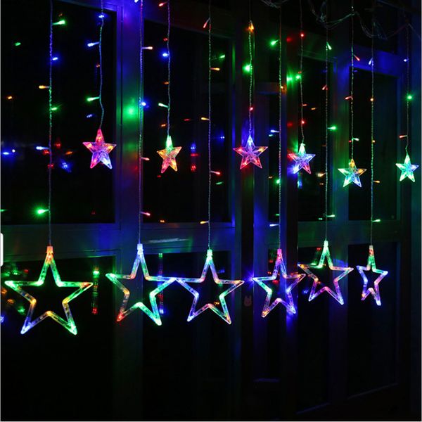 2021 new 2.5m 138leds 8 mode star led curtain icicle string lights romantic holiday christmas light for ramadan wedding garland party hgcv
2021 new 2.5m 138leds 8 mode star led curtain icicle string lights romantic holiday christmas light for ramadan wedding garland party hgcv