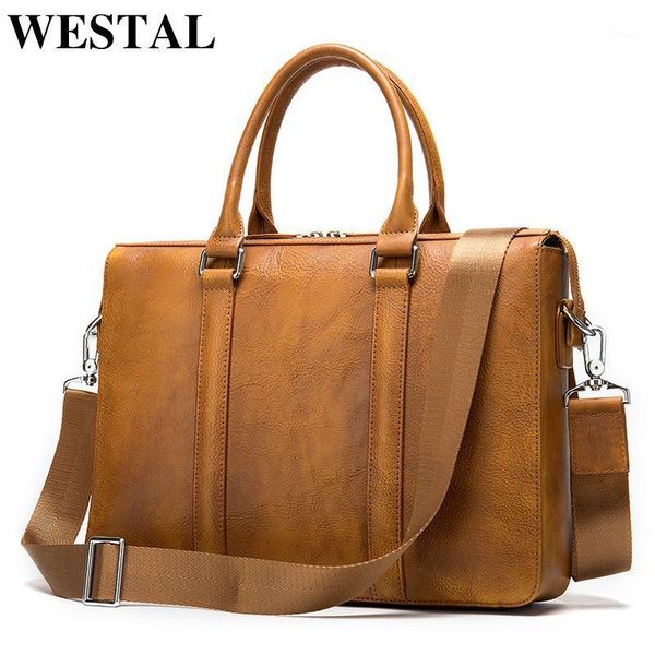 westal men's briefcase handbag designer bag men's genuine leather 13" lapbag men office for men business porte document1
westal men's briefcase handbag designer bag men's genuine leather 13" lapbag men office for men business porte document1