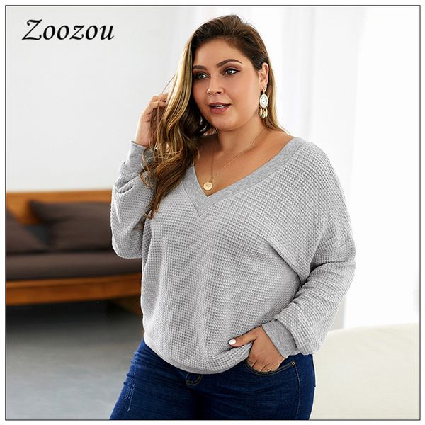 plus size 4xl solid v neck knitted sweater loose long sleeve pullover for women 2020 autumn casual female oversized top, White;black
plus size 4xl solid v neck knitted sweater loose long sleeve pullover for women 2020 autumn casual female oversized top, White;black