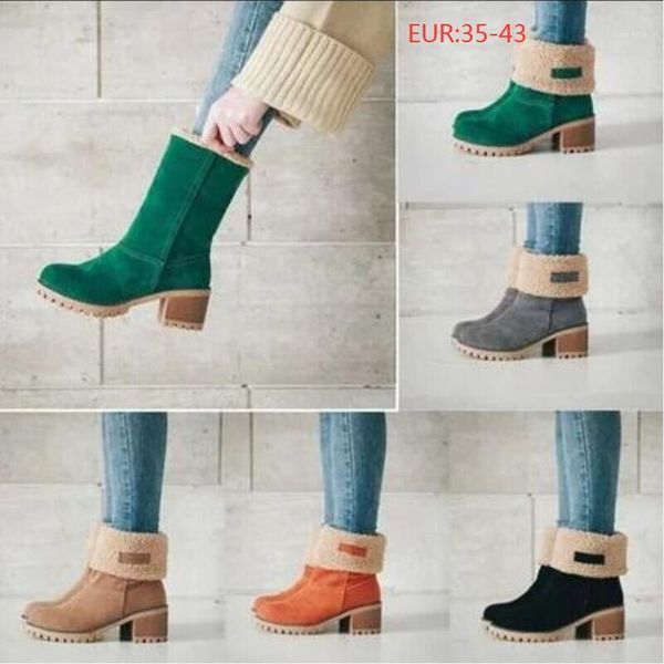 women's casual shoes fashion snow boots flocking warm boots solid color tendon sole high heels women fashion1, Black
women's casual shoes fashion snow boots flocking warm boots solid color tendon sole high heels women fashion1, Black