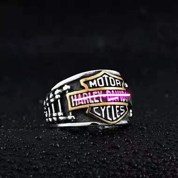 size 7-13 316l titanium steel punk creative personality ring trend men's gold retro motorcycle rock band jewelry, Silver
size 7-13 316l titanium steel punk creative personality ring trend men's gold retro motorcycle rock band jewelry, Silver