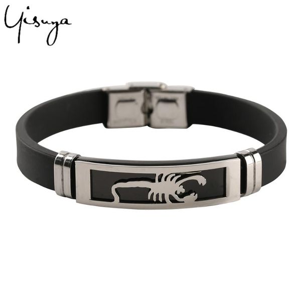 special desgin golden scorpion theme bracelets simple relax animal bangle for men women silicone rope chain sport bracelet, Golden;silver
special desgin golden scorpion theme bracelets simple relax animal bangle for men women silicone rope chain sport bracelet, Golden;silver