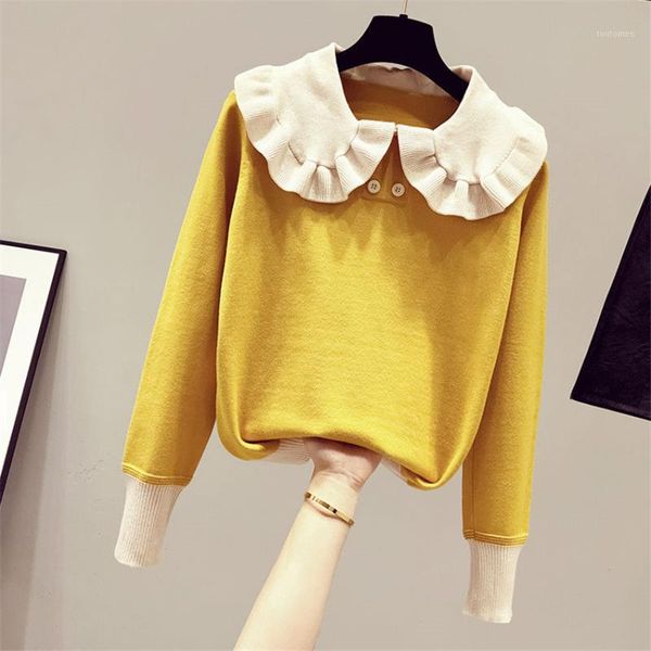 fall 2020 women sweet black pink knitted sweaters and pullovers korean fashion casual pull femme ladies fashion rope mujer1, White;black
fall 2020 women sweet black pink knitted sweaters and pullovers korean fashion casual pull femme ladies fashion rope mujer1, White;black